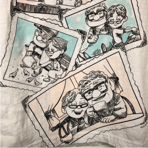 Disney UP! Carl and Ellie  Graphic Crop Tee - Picture 4 of 9